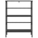 Raft pentru cărți Stejar Negru 60 x 29,5 x 81 cm Lemn compozit - WALTI WALTI