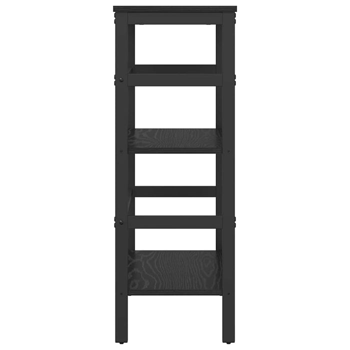 Raft pentru cărți Stejar Negru 60 x 29,5 x 81 cm Lemn compozit - WALTI WALTI