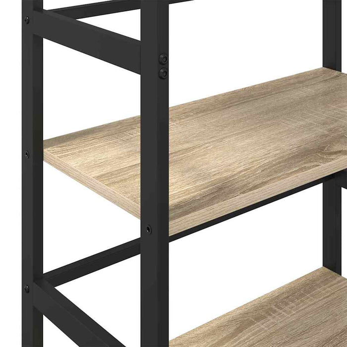 Raft pentru cărți Stejar Sonoma 60 x 29,5 x 81 cm Lemn compozit - WALTI WALTI