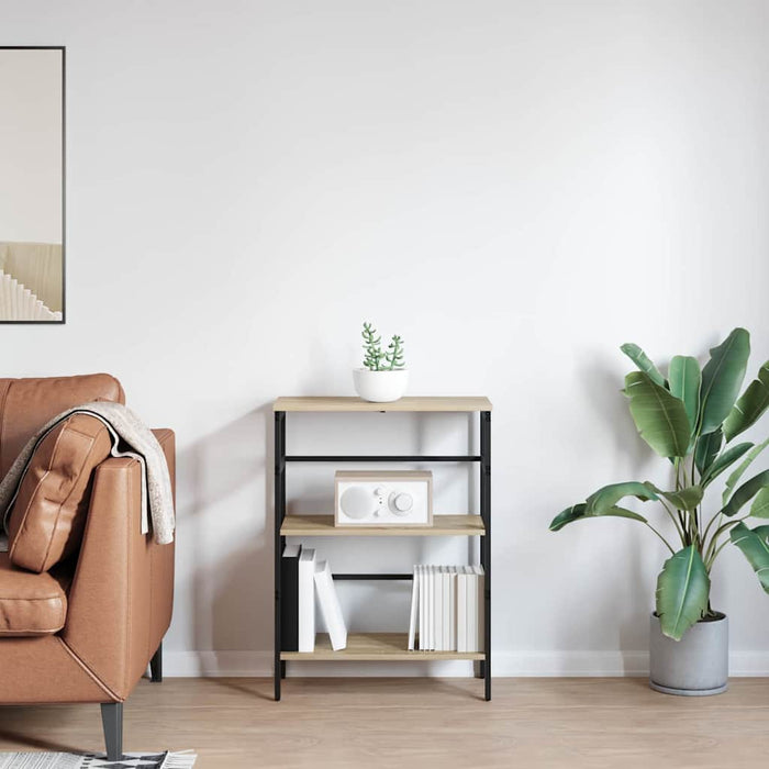 Raft pentru cărți Stejar Sonoma 60 x 29,5 x 81 cm Lemn compozit - WALTI WALTI