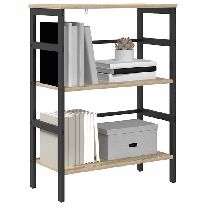 Raft pentru cărți Stejar Sonoma 60 x 29,5 x 81 cm Lemn compozit - WALTI WALTI