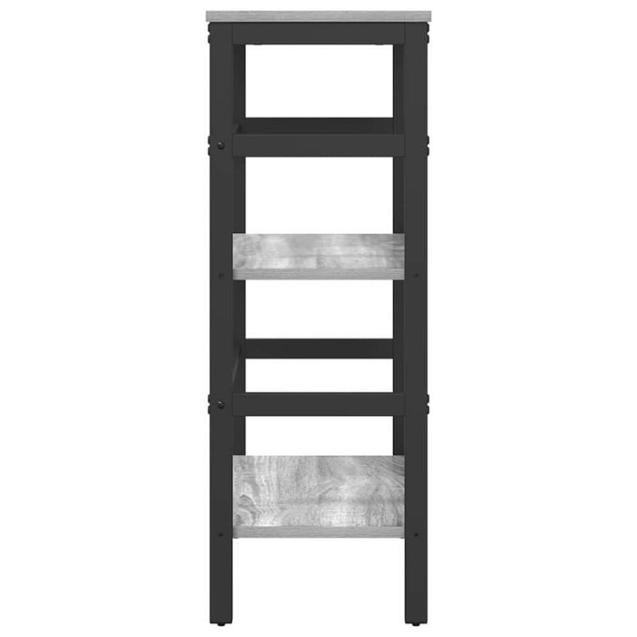 Raft pentru cărți Gri Sonoma 60 x 29,5 x 81 cm Lemn compozit - WALTI WALTI