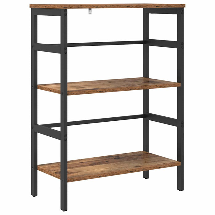 Raft pentru cărți Lemn Vechi 60 x 29,5 x 81 cm Lemn compozit - WALTI WALTI
