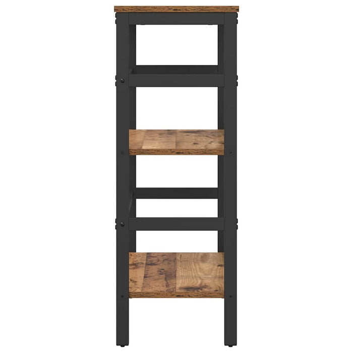 Raft pentru cărți Lemn Vechi 60 x 29,5 x 81 cm Lemn compozit - WALTI WALTI