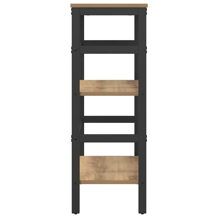Raft pentru cărți Stejar Artizanal 60 x 29,5 x 81 cm - WALTI WALTI
