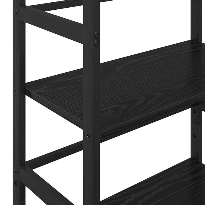 Raft pentru cărți Stejar Negru 60 x 29,5 x 115 cm Lemn compozit - WALTI WALTI