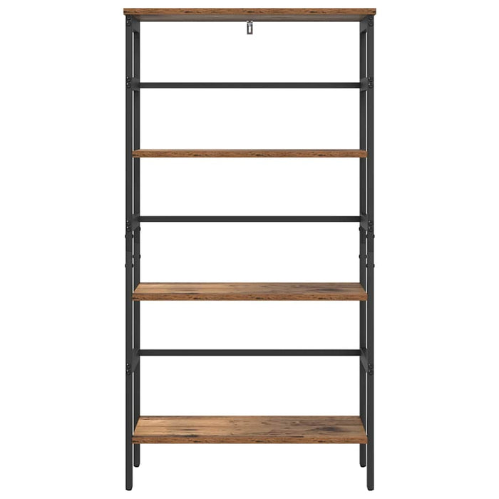 Raft pentru cărți Lemn Vechi 60 x 29,5 x 115 cm Lemn compozit - WALTI WALTI