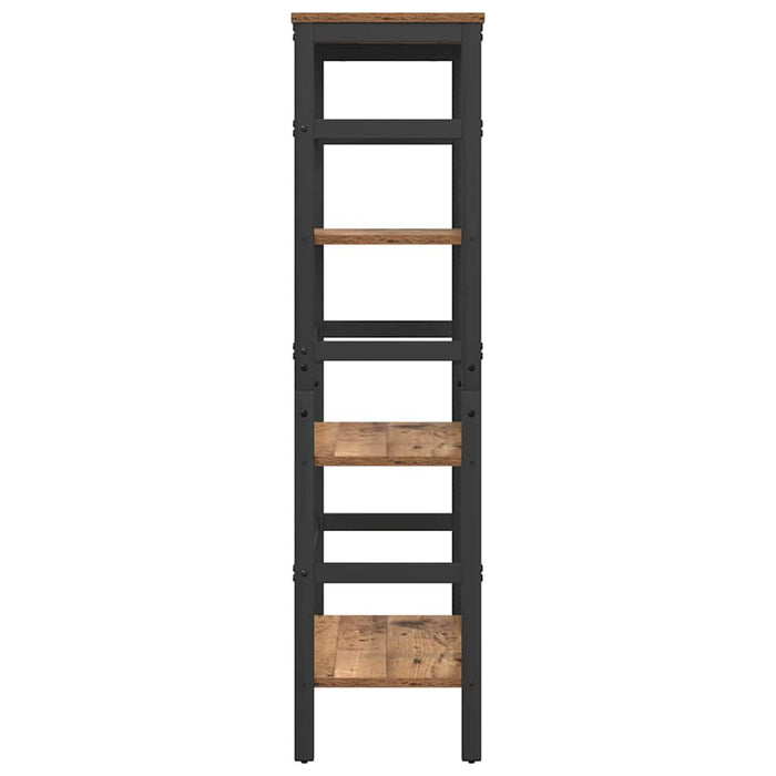 Raft pentru cărți Lemn Vechi 60 x 29,5 x 115 cm Lemn compozit - WALTI WALTI