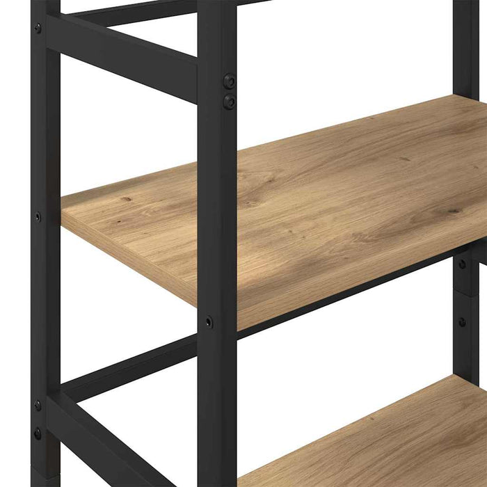 Raft pentru cărți Stejar Artizanal 60 x 29,5 x 115 cm - WALTI WALTI