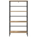 Raft pentru cărți Stejar Artizanal 60 x 29,5 x 115 cm - WALTI WALTI