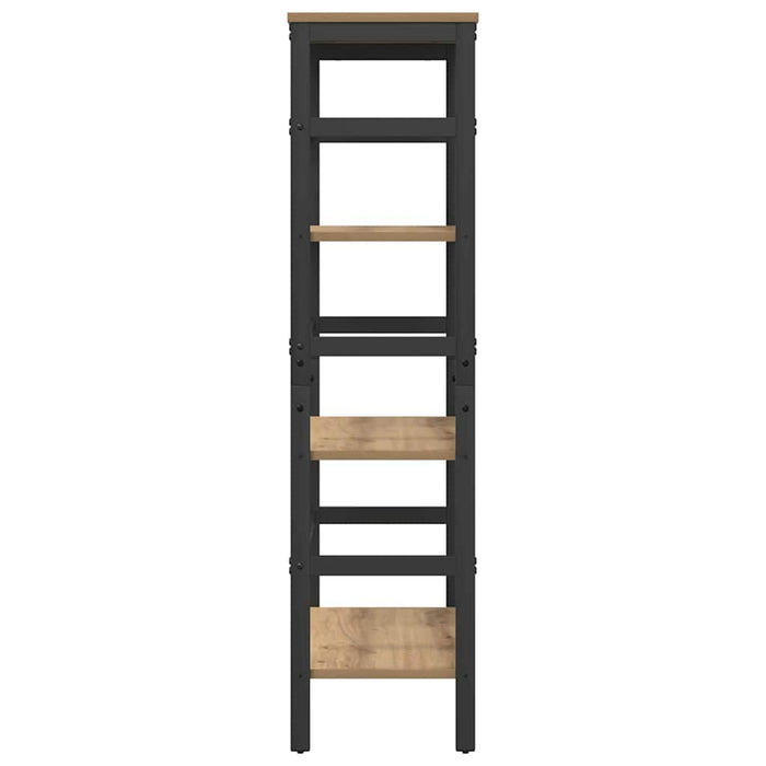 Raft pentru cărți Stejar Artizanal 60 x 29,5 x 115 cm - WALTI WALTI
