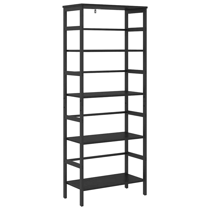 Raft pentru cărți Stejar Negru 60 x 29,5 x 149 cm Lemn compozit - WALTI WALTI
