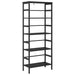 Raft pentru cărți Stejar Negru 60 x 29,5 x 149 cm Lemn compozit - WALTI WALTI