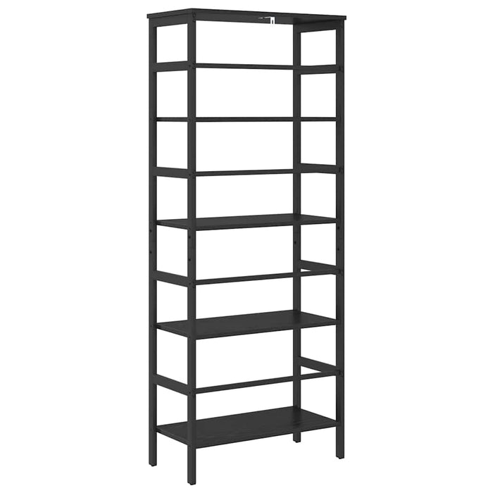 Raft pentru cărți Stejar Negru 60 x 29,5 x 149 cm Lemn compozit - WALTI WALTI