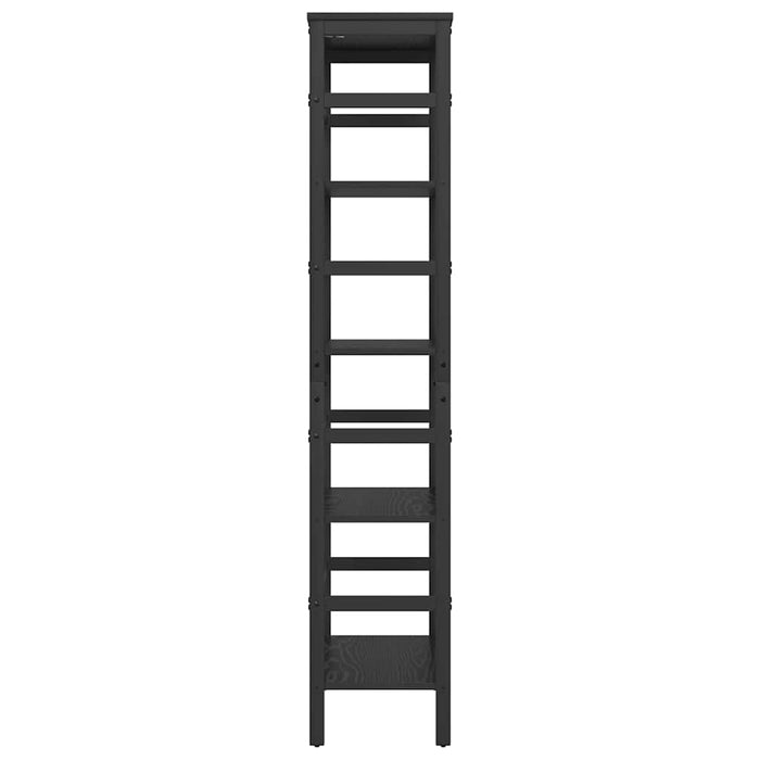 Raft pentru cărți Stejar Negru 60 x 29,5 x 149 cm Lemn compozit - WALTI WALTI