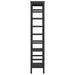 Raft pentru cărți Stejar Negru 60 x 29,5 x 149 cm Lemn compozit - WALTI WALTI
