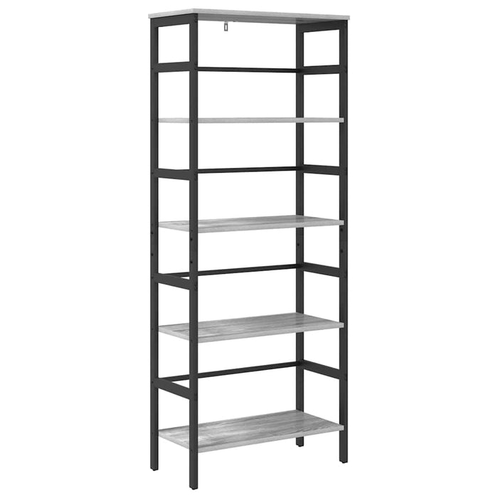 Raft pentru cărți Gri Sonoma 60 x 29,5 x 149 cm Lemn compozit - WALTI WALTI