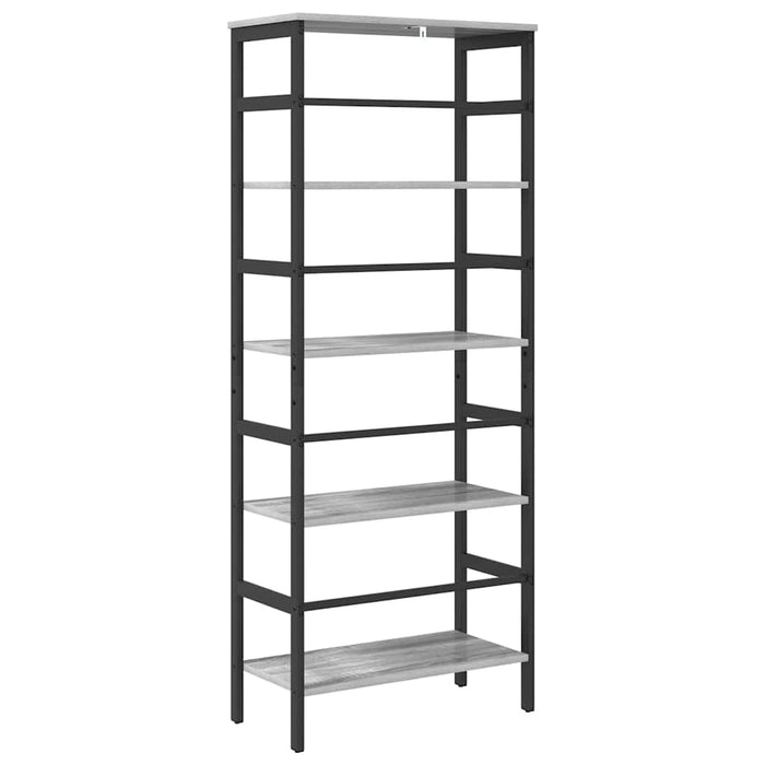 Raft pentru cărți Gri Sonoma 60 x 29,5 x 149 cm Lemn compozit - WALTI WALTI