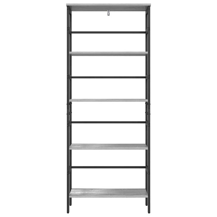 Raft pentru cărți Gri Sonoma 60 x 29,5 x 149 cm Lemn compozit - WALTI WALTI