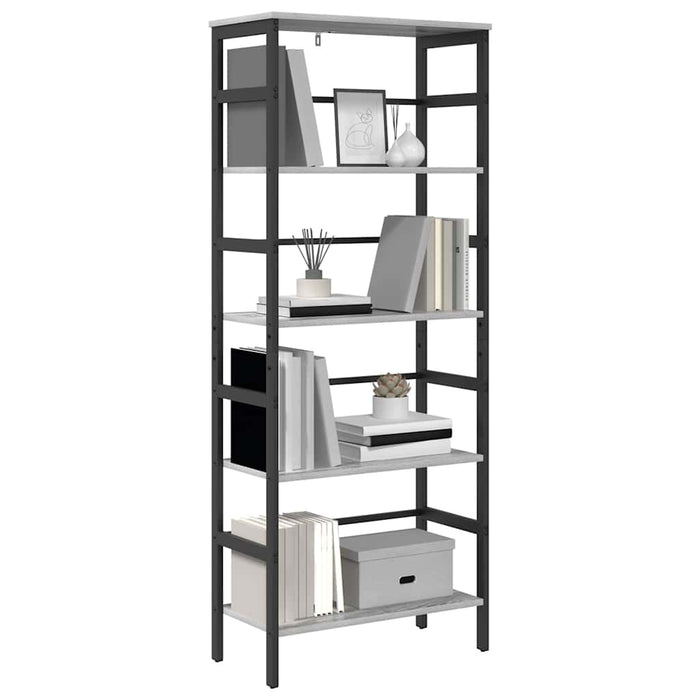 Raft pentru cărți Gri Sonoma 60 x 29,5 x 149 cm Lemn compozit - WALTI WALTI