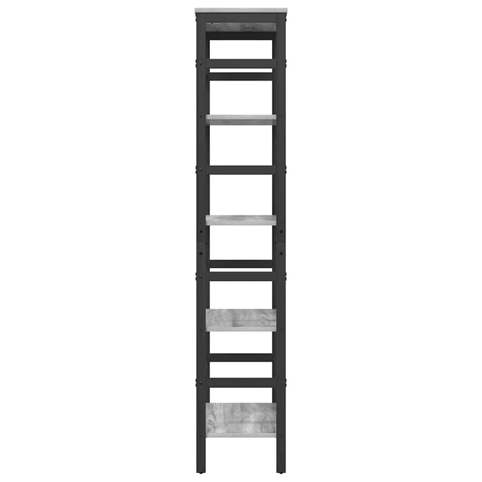 Raft pentru cărți Gri Sonoma 60 x 29,5 x 149 cm Lemn compozit - WALTI WALTI