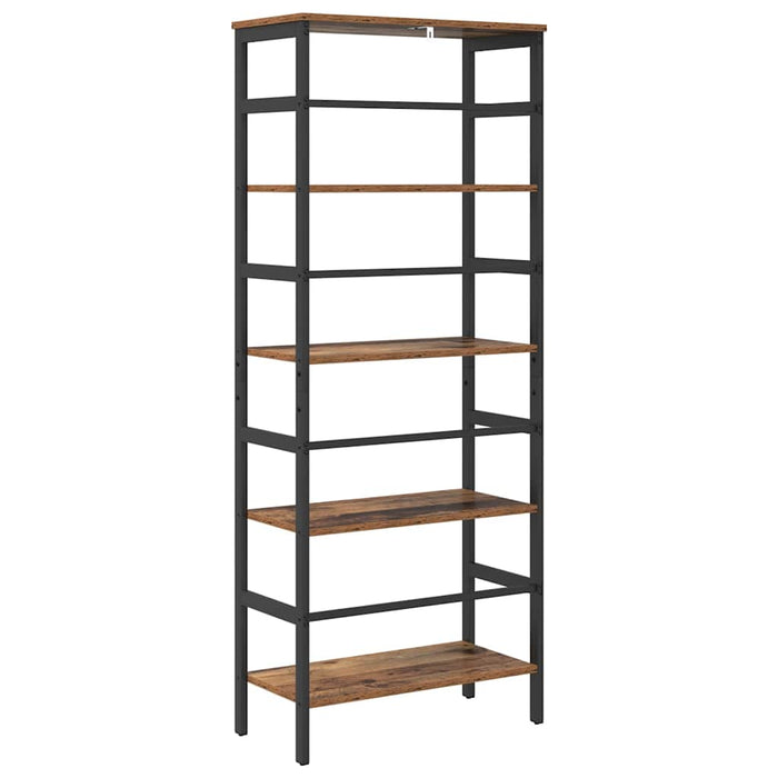 Raft pentru cărți Lemn Vechi 60 x 29,5 x 149 cm Lemn compozit - WALTI WALTI