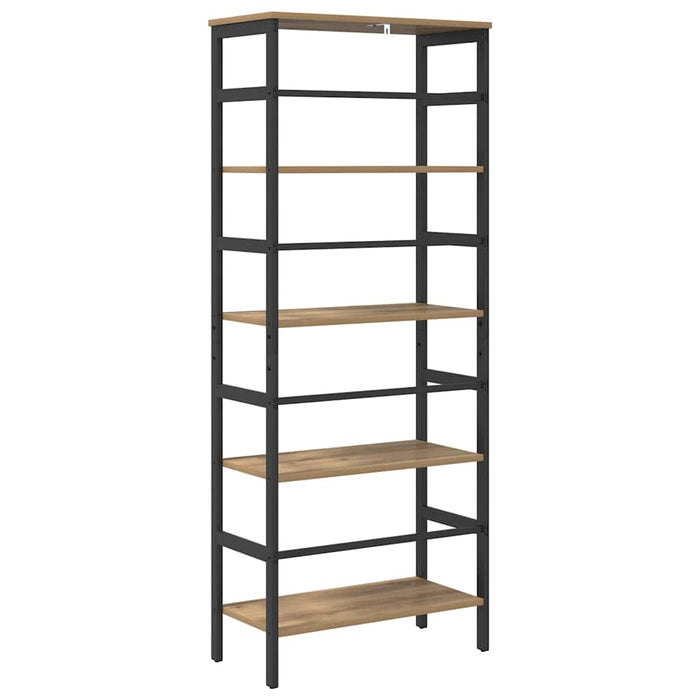Raft pentru cărți Stejar Artizanal 60 x 29,5 x 149 cm - WALTI WALTI