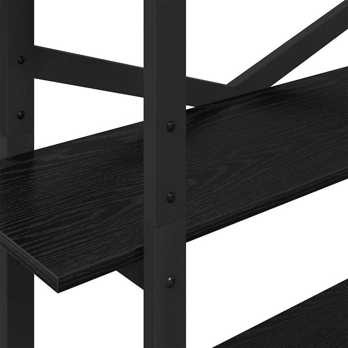 Raft pentru cărți Stejar Negru 100 x 33,5 x 178 cm - WALTI WALTI