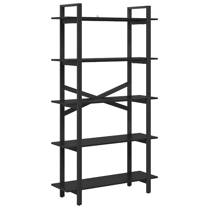 Raft pentru cărți Stejar Negru 100 x 33,5 x 178 cm - WALTI WALTI