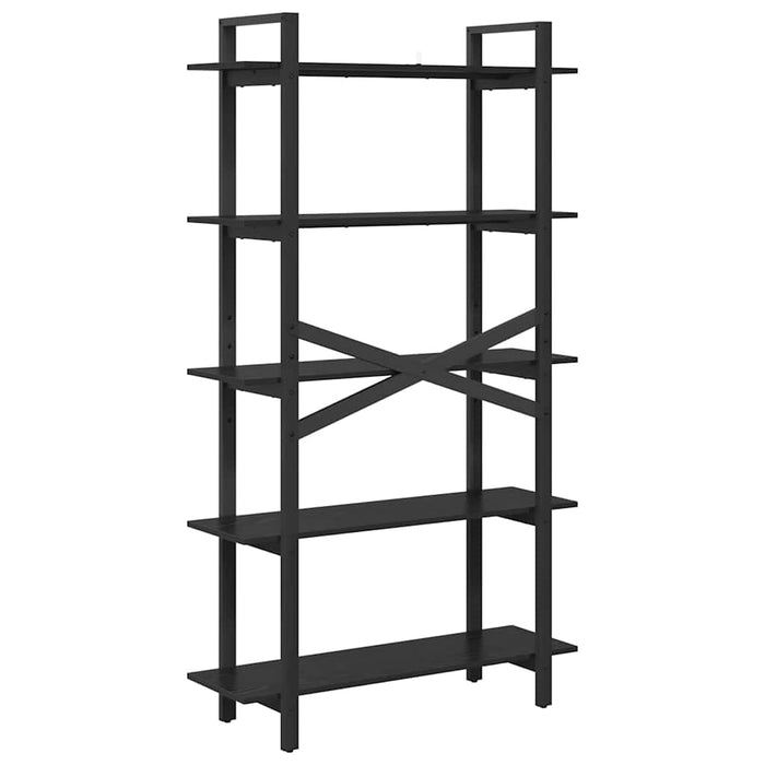 Raft pentru cărți Stejar Negru 100 x 33,5 x 178 cm - WALTI WALTI
