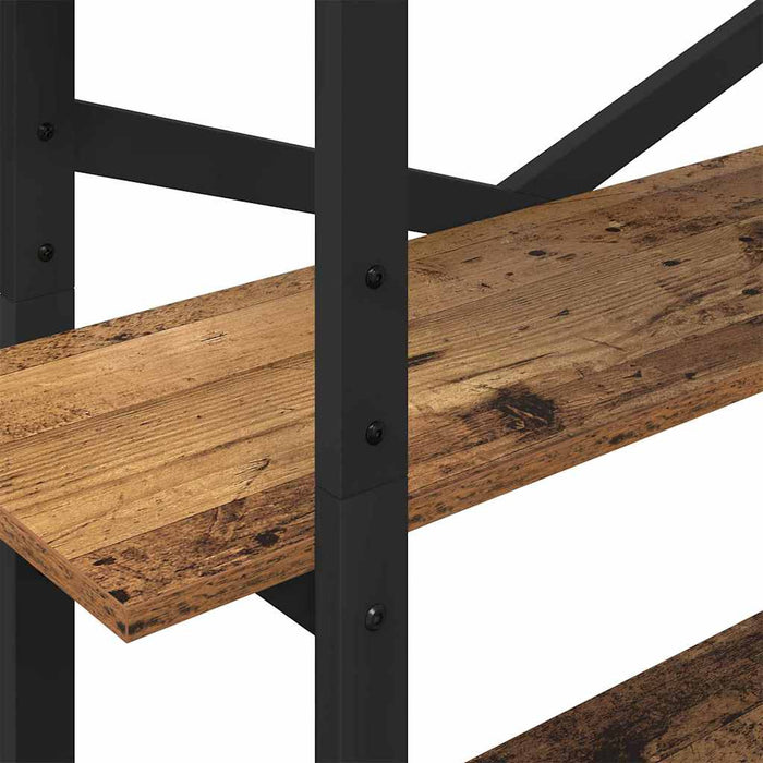 Raft pentru cărți Lemn Vechi 100 x 33,5 x 178 cm Lemn compozit - WALTI WALTI