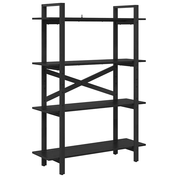 Raft pentru cărți Stejar Negru 100 x 33,5 x 140 cm - WALTI WALTI