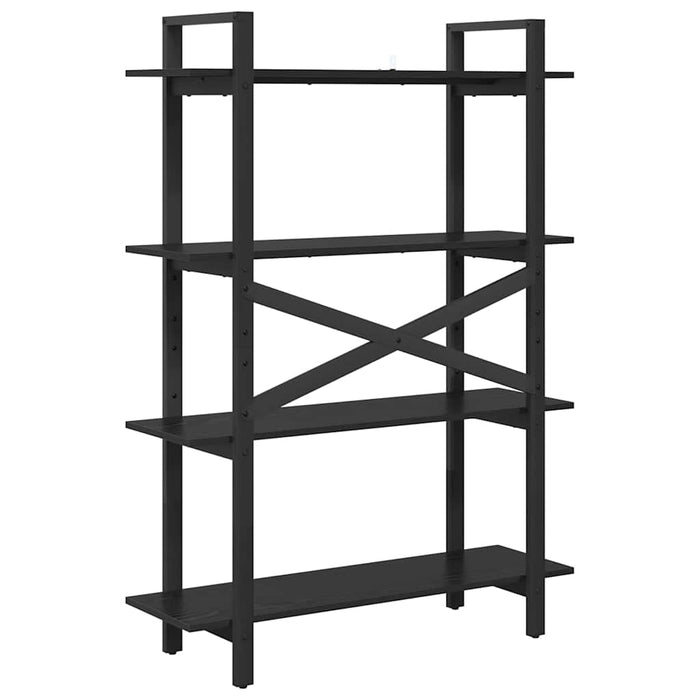 Raft pentru cărți Stejar Negru 100 x 33,5 x 140 cm - WALTI WALTI