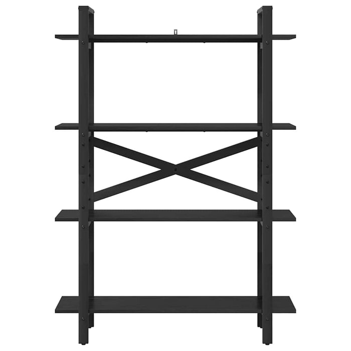 Raft pentru cărți Stejar Negru 100 x 33,5 x 140 cm - WALTI WALTI