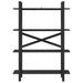 Raft pentru cărți Stejar Negru 100 x 33,5 x 140 cm - WALTI WALTI