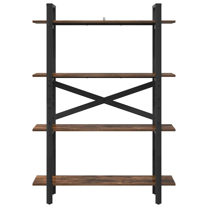 Raft pentru cărți Stejar fumuriu 100 x 33,5 x 140 cm - WALTI WALTI