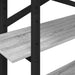 Raft pentru cărți Gri Sonoma 100 x 33,5 x 140 cm Lemn compozit - WALTI WALTI