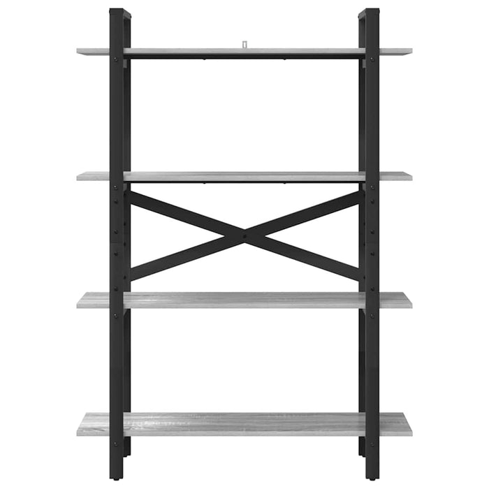 Raft pentru cărți Gri Sonoma 100 x 33,5 x 140 cm Lemn compozit - WALTI WALTI