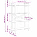Raft pentru cărți Gri Sonoma 100 x 33,5 x 140 cm Lemn compozit - WALTI WALTI