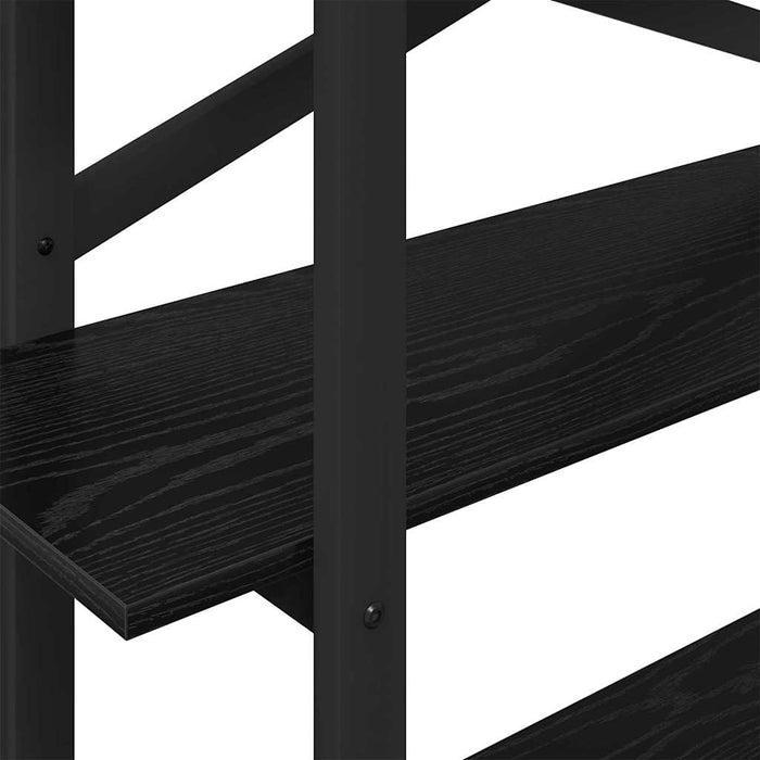 Raft pentru cărți Stejar Negru 100 x 33,5 x 102 cm - WALTI WALTI