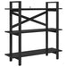Raft pentru cărți Stejar Negru 100 x 33,5 x 102 cm - WALTI WALTI