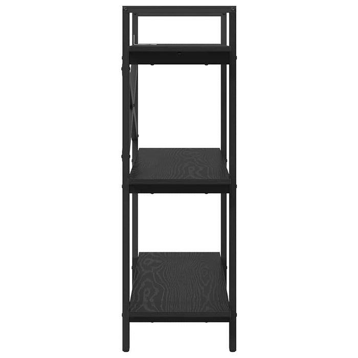 Raft pentru cărți Stejar Negru 100 x 33,5 x 102 cm - WALTI WALTI