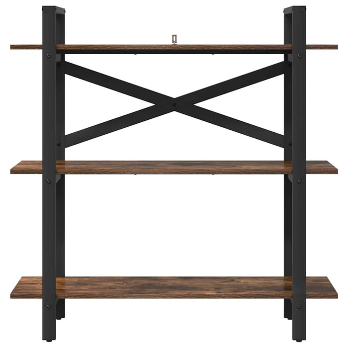 Raft pentru cărți Stejar fumuriu 100 x 33,5 x 102 cm - WALTI WALTI