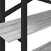 Raft pentru cărți Gri Sonoma 100 x 33,5 x 102 cm Lemn compozit - WALTI WALTI