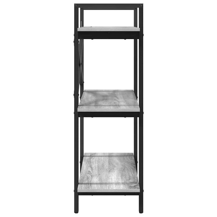 Raft pentru cărți Gri Sonoma 100 x 33,5 x 102 cm Lemn compozit - WALTI WALTI