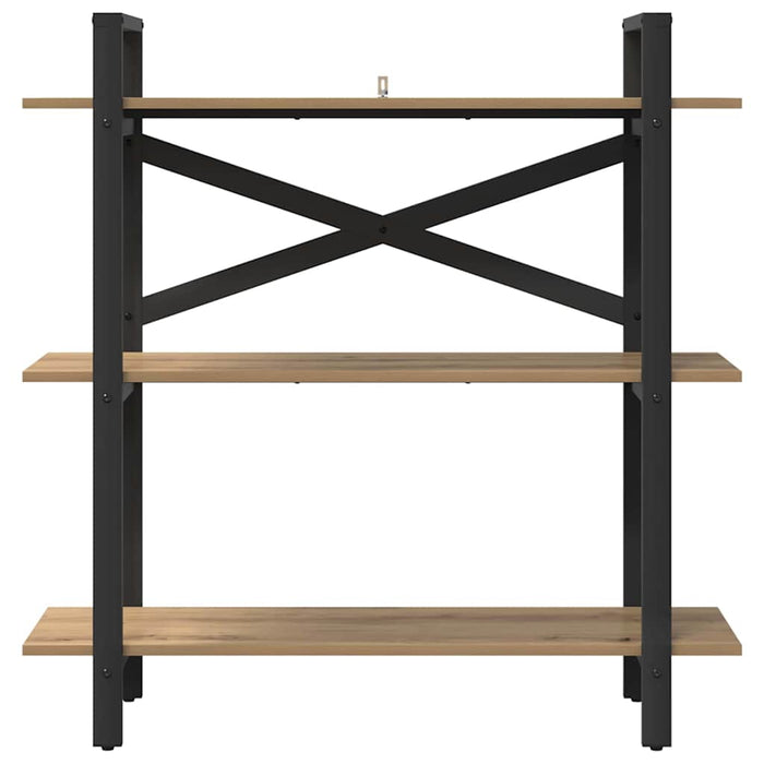 Raft pentru cărți Stejar Artizanal 100 x 33,5 x 102 cm - WALTI WALTI
