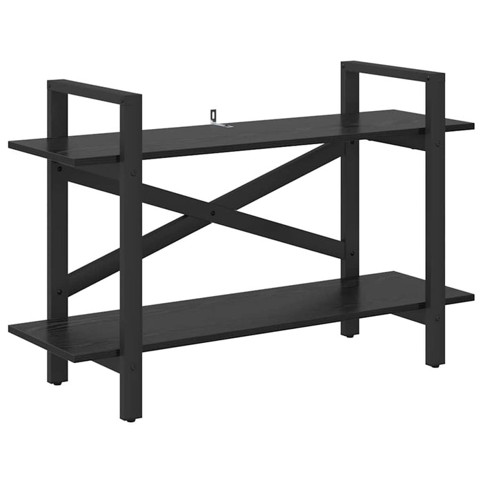 Raft pentru cărți Stejar Negru 100 x 33,5 x 64 cm Lemn compozit - WALTI WALTI