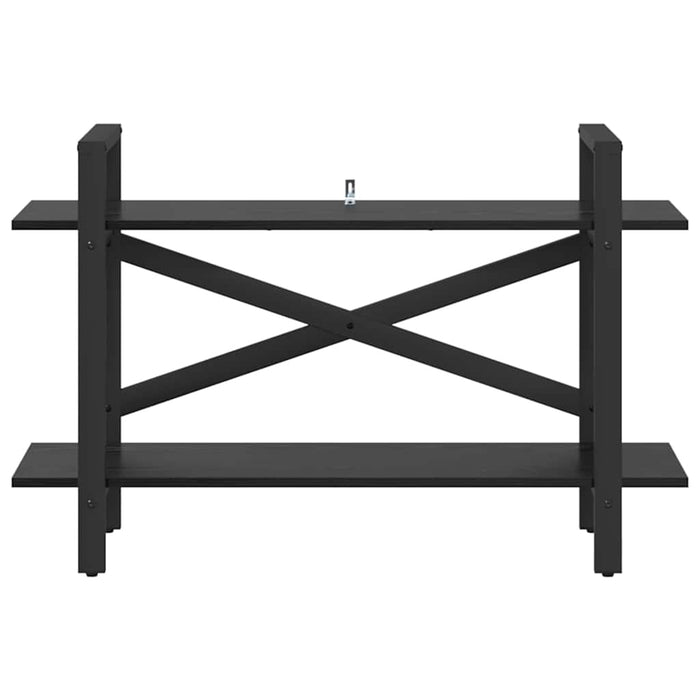 Raft pentru cărți Stejar Negru 100 x 33,5 x 64 cm Lemn compozit - WALTI WALTI