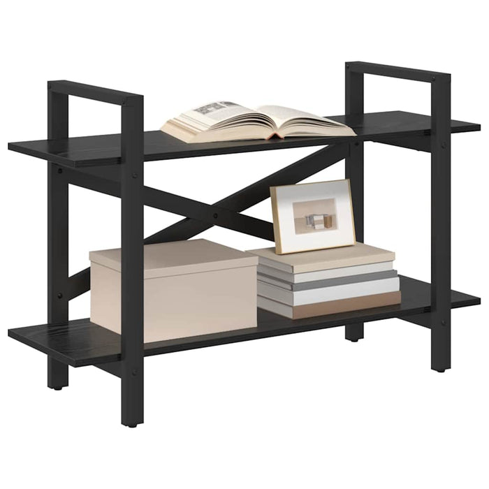 Raft pentru cărți Stejar Negru 100 x 33,5 x 64 cm Lemn compozit - WALTI WALTI