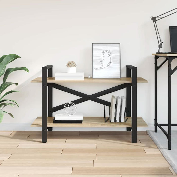 Raft pentru cărți Stejar Sonoma 100 x 33,5 x 64 cm - WALTI WALTI